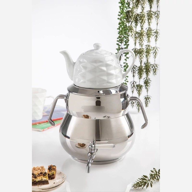 کتری قوری سایه دار استیل